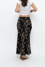 Load image into Gallery viewer, Vintage x OLD NAVY Black Floral Maxi Skirt (XS-M)