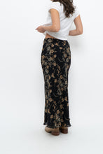 Load image into Gallery viewer, Vintage x OLD NAVY Black Floral Maxi Skirt (XS-M)