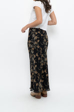 Load image into Gallery viewer, Vintage x OLD NAVY Black Floral Maxi Skirt (XS-M)