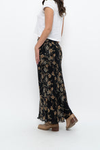 Load image into Gallery viewer, Vintage x OLD NAVY Black Floral Maxi Skirt (XS-M)