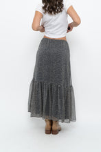 Load image into Gallery viewer, Vintage x RALPH LAUREN Silk-feel Navy Floral Maxi Skirt (S-L)