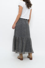 Load image into Gallery viewer, Vintage x RALPH LAUREN Silk-feel Navy Floral Maxi Skirt (S-L)