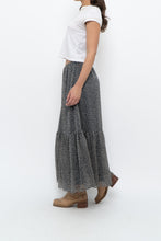 Load image into Gallery viewer, Vintage x RALPH LAUREN Silk-feel Navy Floral Maxi Skirt (S-L)