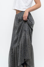Load image into Gallery viewer, Vintage x RALPH LAUREN Silk-feel Navy Floral Maxi Skirt (S-L)