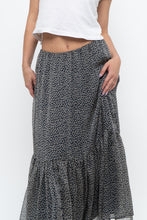 Load image into Gallery viewer, Vintage x RALPH LAUREN Silk-feel Navy Floral Maxi Skirt (S-L)