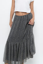 Load image into Gallery viewer, Vintage x RALPH LAUREN Silk-feel Navy Floral Maxi Skirt (S-L)