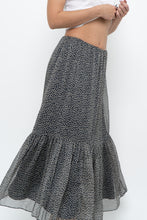 Load image into Gallery viewer, Vintage x RALPH LAUREN Silk-feel Navy Floral Maxi Skirt (S-L)