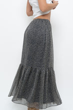 Load image into Gallery viewer, Vintage x RALPH LAUREN Silk-feel Navy Floral Maxi Skirt (S-L)