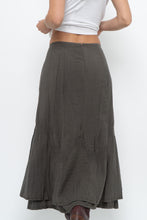 Load image into Gallery viewer, Vintage x SANDWICH Olive Green Maxi Skirt (L)