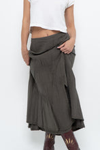 Load image into Gallery viewer, Vintage x SANDWICH Olive Green Maxi Skirt (L)
