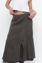 Load image into Gallery viewer, Vintage x SANDWICH Olive Green Maxi Skirt (L)