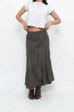 Load image into Gallery viewer, Vintage x SANDWICH Olive Green Maxi Skirt (L)