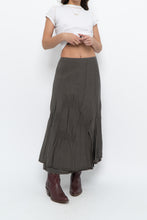 Load image into Gallery viewer, Vintage x SANDWICH Olive Green Maxi Skirt (L)