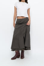 Load image into Gallery viewer, Vintage x SANDWICH Olive Green Maxi Skirt (L)