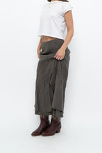 Load image into Gallery viewer, Vintage x SANDWICH Olive Green Maxi Skirt (L)