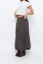Load image into Gallery viewer, Vintage x SANDWICH Olive Green Maxi Skirt (L)