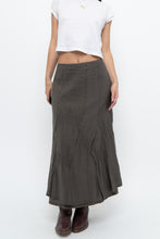 Load image into Gallery viewer, Vintage x SANDWICH Olive Green Maxi Skirt (L)