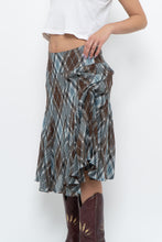 Load image into Gallery viewer, Vintage x RW&amp;CO Teal Plaid Midi Skirt (M, L)