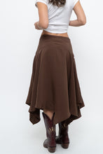 Load image into Gallery viewer, ZARA x Brown Midi Skirt (S, M)