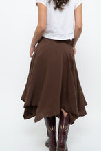Load image into Gallery viewer, ZARA x Brown Midi Skirt (S, M)