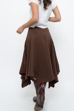 Load image into Gallery viewer, ZARA x Brown Midi Skirt (S, M)