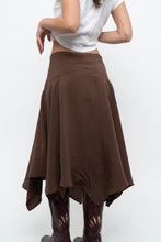 Load image into Gallery viewer, ZARA x Brown Midi Skirt (S, M)