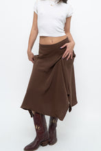 Load image into Gallery viewer, ZARA x Brown Midi Skirt (S, M)