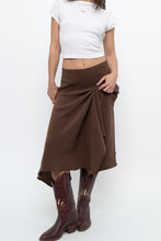 Load image into Gallery viewer, ZARA x Brown Midi Skirt (S, M)