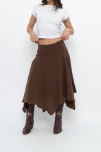 Load image into Gallery viewer, ZARA x Brown Midi Skirt (S, M)