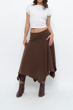 Load image into Gallery viewer, ZARA x Brown Midi Skirt (S, M)