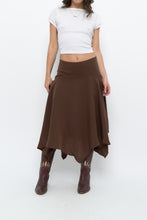 Load image into Gallery viewer, ZARA x Brown Midi Skirt (S, M)