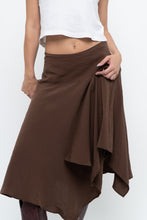 Load image into Gallery viewer, ZARA x Brown Midi Skirt (S, M)