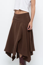 Load image into Gallery viewer, ZARA x Brown Midi Skirt (S, M)