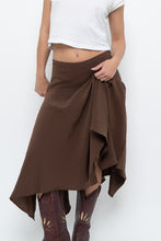 Load image into Gallery viewer, ZARA x Brown Midi Skirt (S, M)