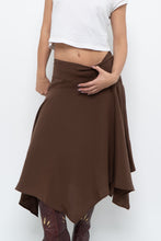 Load image into Gallery viewer, ZARA x Brown Midi Skirt (S, M)