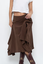 Load image into Gallery viewer, ZARA x Brown Midi Skirt (S, M)