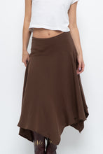 Load image into Gallery viewer, ZARA x Brown Midi Skirt (S, M)