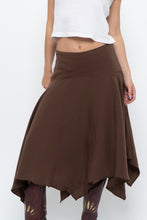Load image into Gallery viewer, ZARA x Brown Midi Skirt (S, M)