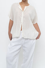 Load image into Gallery viewer, EMERSON FRY x Cream Light Cotton Textured Dotted Buttonup (XS-L)