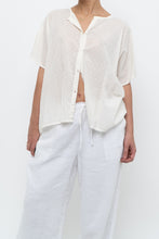 Load image into Gallery viewer, EMERSON FRY x Cream Light Cotton Textured Dotted Buttonup (XS-L)