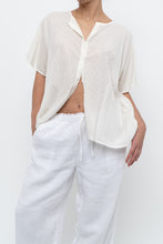 Load image into Gallery viewer, EMERSON FRY x Cream Light Cotton Textured Dotted Buttonup (XS-L)