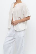 Load image into Gallery viewer, EMERSON FRY x Cream Light Cotton Textured Dotted Buttonup (XS-L)