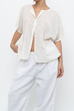 Load image into Gallery viewer, EMERSON FRY x Cream Light Cotton Textured Dotted Buttonup (XS-L)