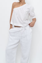 Load image into Gallery viewer, RAILS x Deadstock White Off-shoulder Organic Cotton Blouse (S, M)
