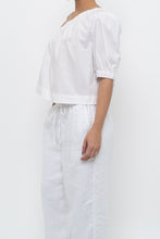 Load image into Gallery viewer, RAILS x Deadstock White Off-shoulder Organic Cotton Blouse (S, M)