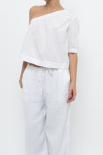 Load image into Gallery viewer, RAILS x Deadstock White Off-shoulder Organic Cotton Blouse (S, M)