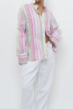 Load image into Gallery viewer, ARMED ANGELS x Made in Portugal x White, Pink Striped Cotton Blouse (XS-L)