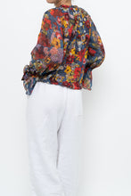 Load image into Gallery viewer, ALICE + OLIVIA Blue Floral Burst Blouse (XS-M)