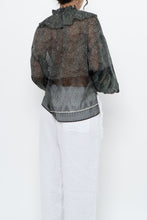 Load image into Gallery viewer, ALICE + OLIVIA x Green Patterned Blouse (XS-M)