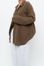 Load image into Gallery viewer, EILEEN FISHER x Light Brown Organic Cotton Buttonup (XS-XL)